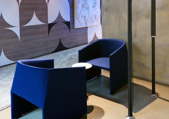 Кресло от фабрики Tecno Spa модель Plau Blue 