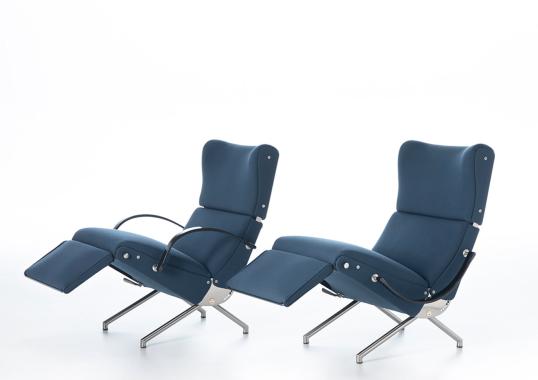 Шезлонги от фабрики Tecno Spa модель P40 Dusty Blue