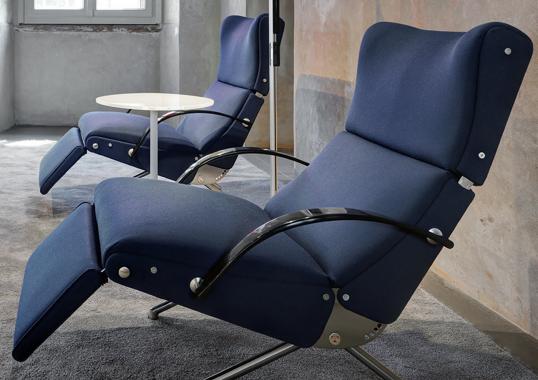 Шезлонги от фабрики Tecno Spa модель P40 Dusty Blue