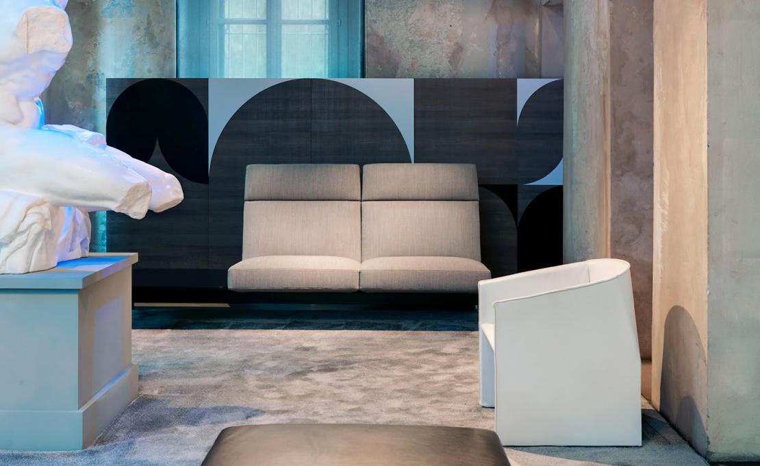 Кресло от фабрики Tecno Spa модель Plau White 