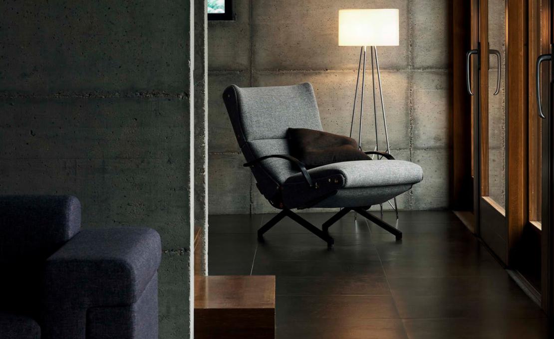 Шезлонги от фабрики Tecno Spa модель P40 Gray
