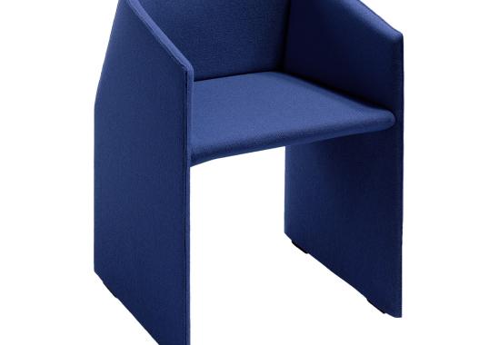 Стул Tecno Spa Plau Blue Tall on feet image 1
