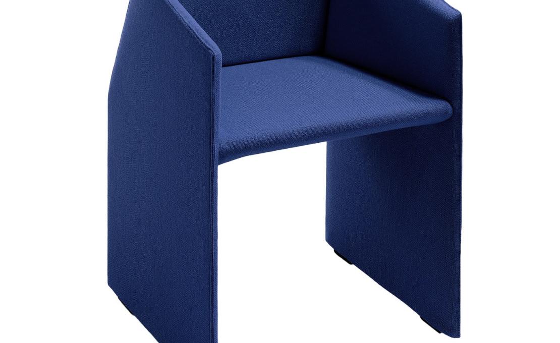 Стул от фабрики Tecno Spa модель Plau Blue Tall on feet