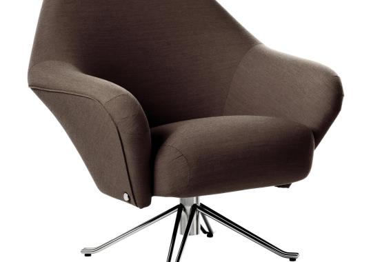Кресло Tecno Spa P32 Brown Swivel Armchair image 1