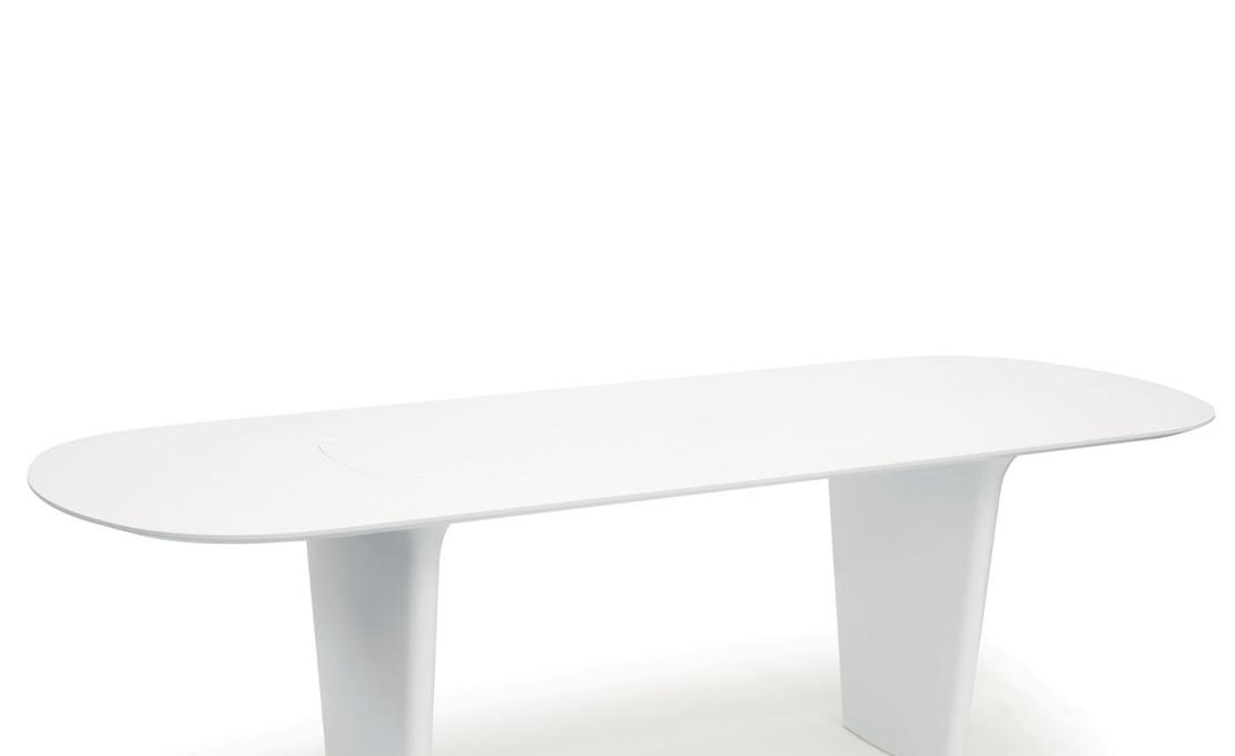 Стол обеденный от фабрики Tecno Spa модель Shift White Desk 