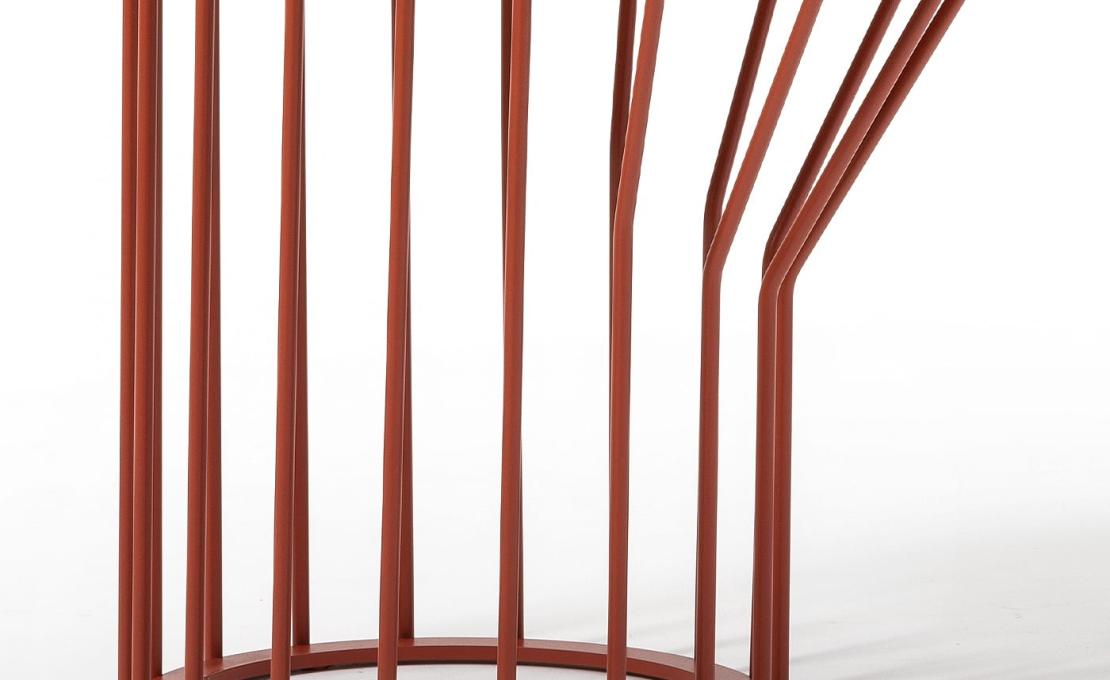Журнальный столик от фабрики TrabA' модель 0132 Jump Small Round Red Coffee Table 