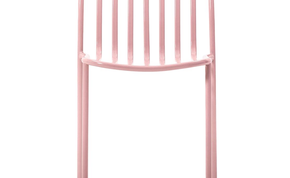 Стул от фабрики TrabA' модель 0190-CB Metis Line Pink
