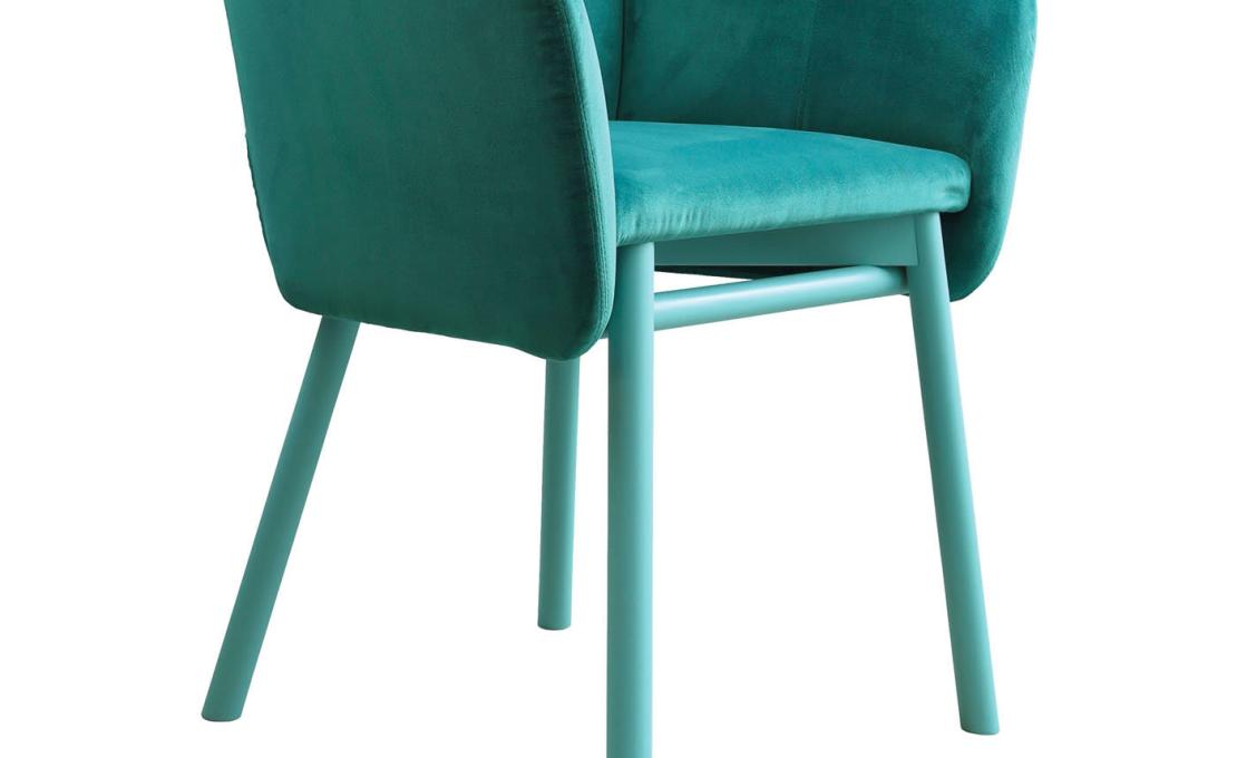 Стул от фабрики TrabA' модель Balù Turquoise 