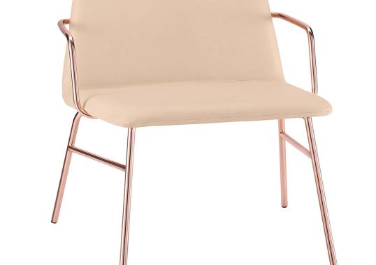 Кресло для отдыха TrabA' Bardot Met Copper Lounge image 1