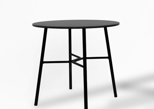 Журнальный столик от фабрики TrabA' модель Yuki Black Metal Side Table 