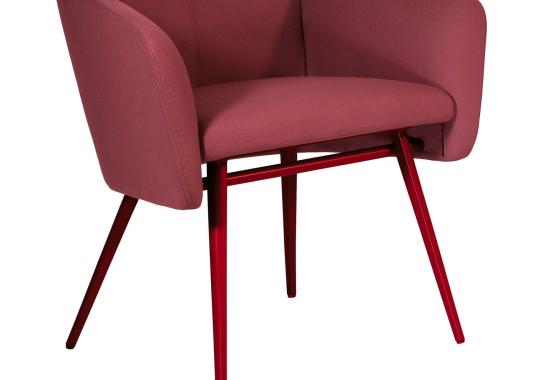 Стул TrabA' Balù Met Burgundy Chair image 1