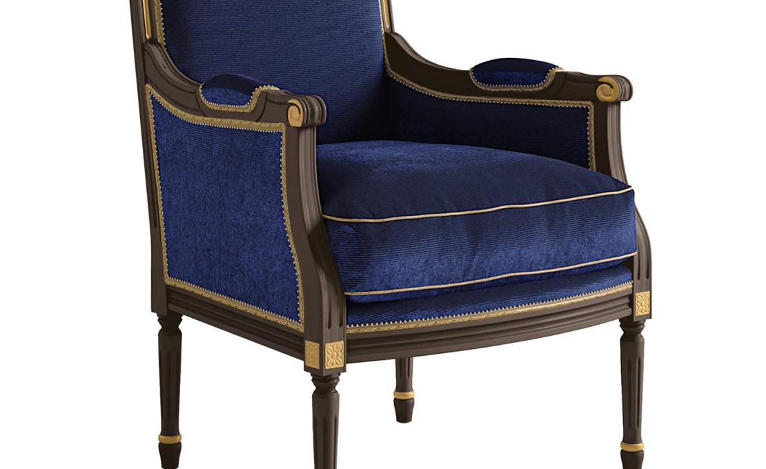 Кресло от фабрики Bellani модель House of Art Blue 6044