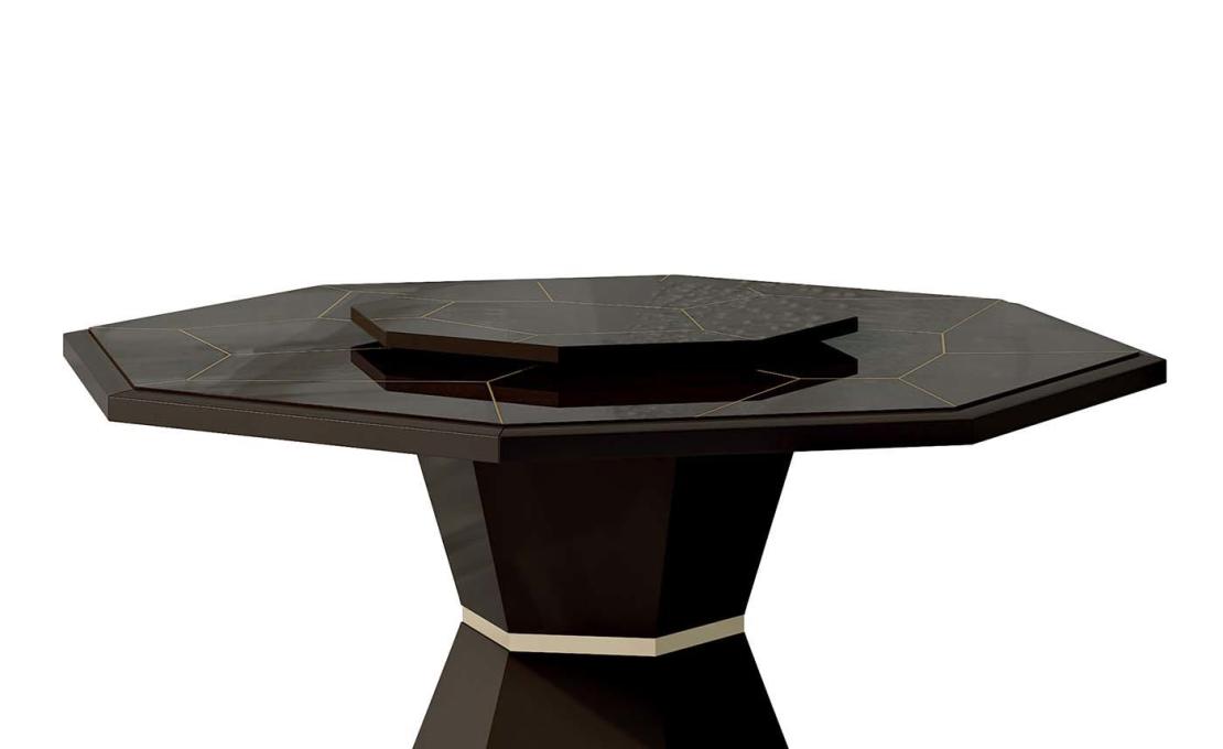 Стол обеденный от фабрики Bellani модель Temptation Octagonal Lazy Susan
