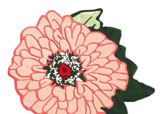 Ковер Carpet Edition Doktor Zinna Flower Pink Poly-Blend image 1