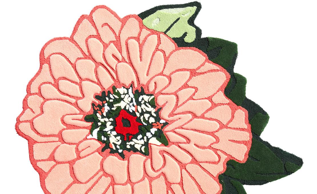 Ковер от фабрики Carpet Edition модель Doktor Zinna Flower Pink Poly-Blend 