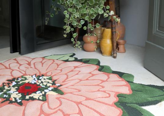 Ковер Carpet Edition Doktor Zinna Flower Pink Poly-Blend image 2