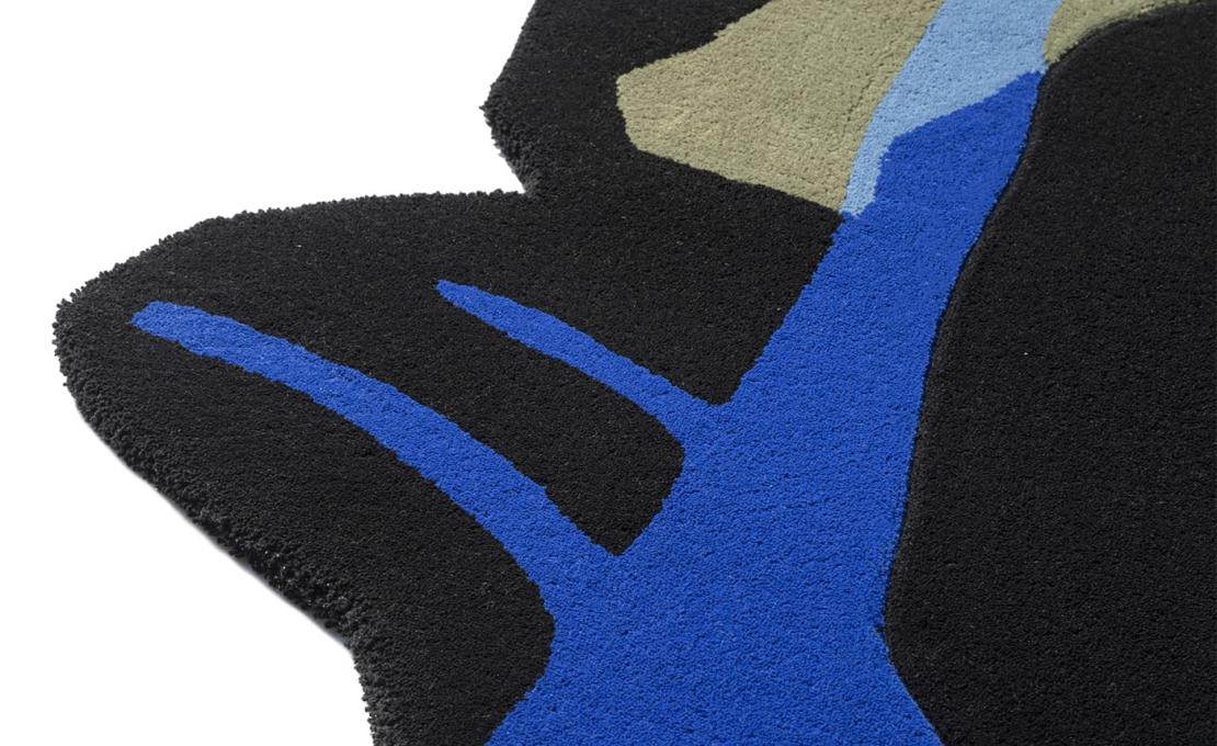 Ковер от фабрики Carpet Edition модель Elephas Maximus Polychrome Wool Tencel 
