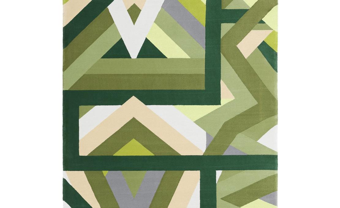 Ковер от фабрики Carpet Edition модель Fannie Geometric Green Tone 