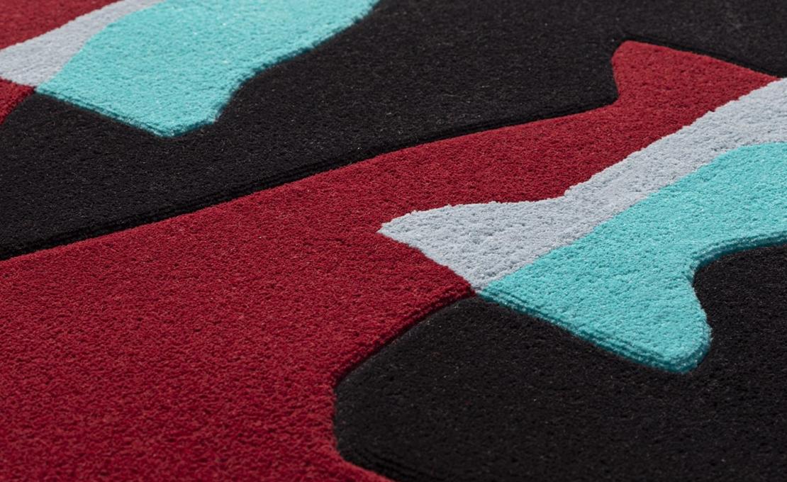 Ковер от фабрики Carpet Edition модель Elephas Maximus Polychrome Wool Tencel 