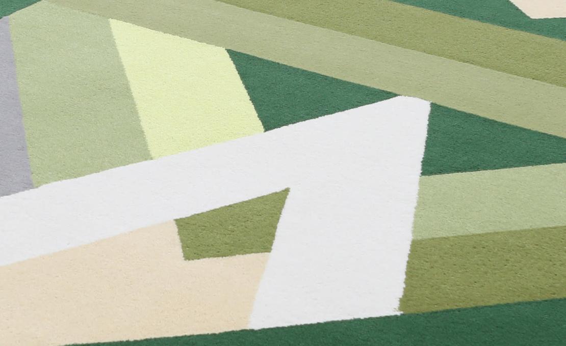 Ковер от фабрики Carpet Edition модель Fannie Geometric Green Tone 