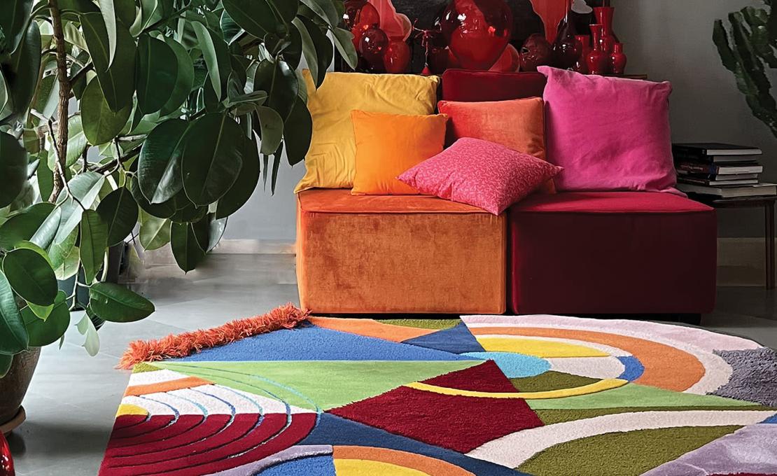 Ковер от фабрики Carpet Edition модель Infinito Polychrome New Zealand Wool Tencel 