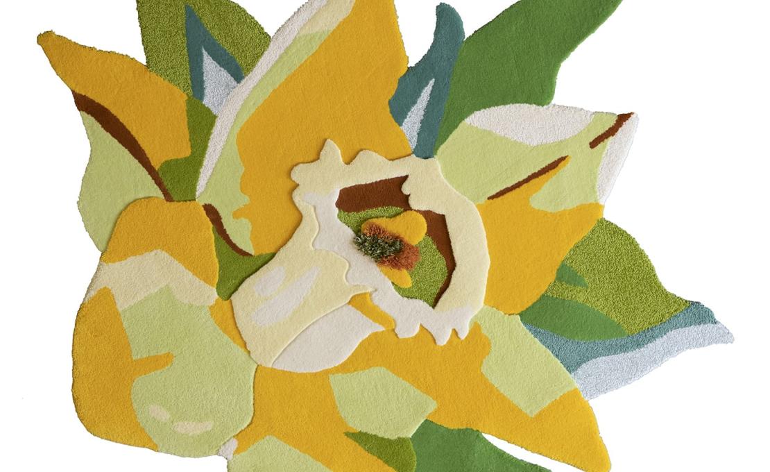 Ковер от фабрики Carpet Edition модель Vanità Flower Polychrome Poly-Blend 
