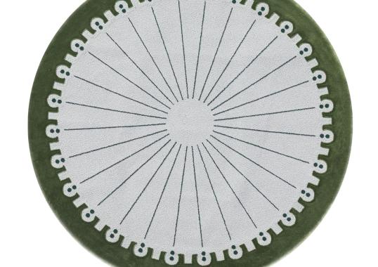 Ковер Carpet Edition CoDeco Round Grey Green Wool Tencel image 1