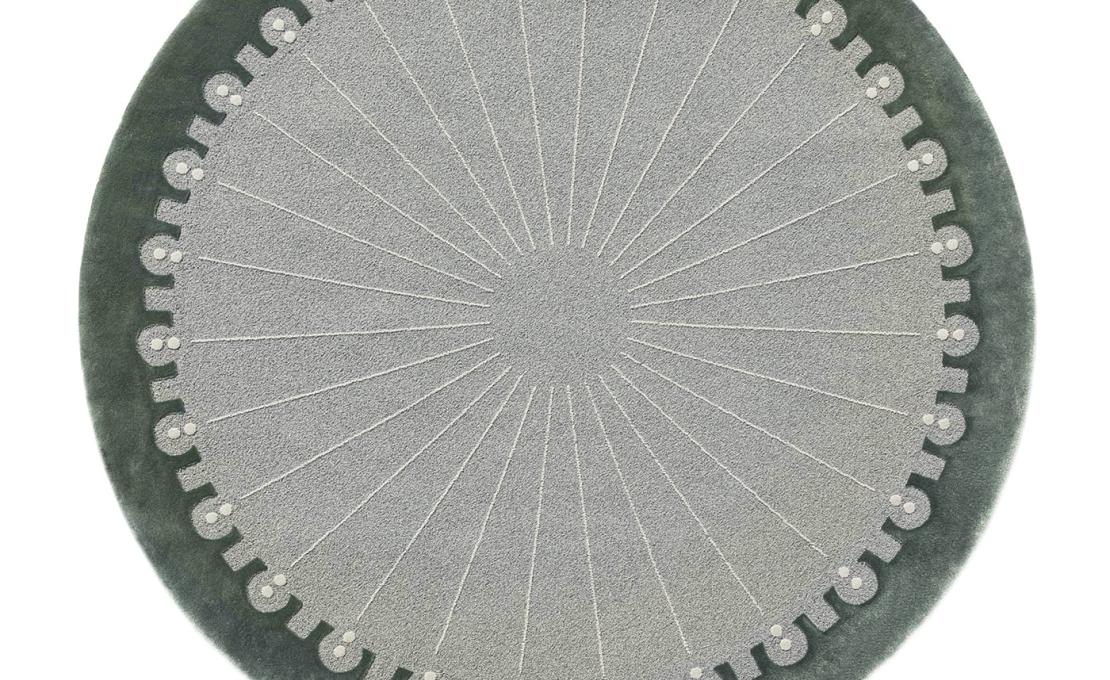 Ковер от фабрики Carpet Edition модель CoDeco Round Grey Green Wool Tencel 