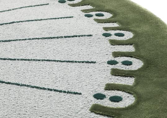 Ковер Carpet Edition CoDeco Round Grey Green Wool Tencel image 2