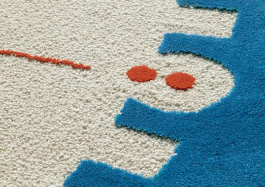 Ковер Carpet Edition CoDeco Round Grey Blue Wool Tencel image 3