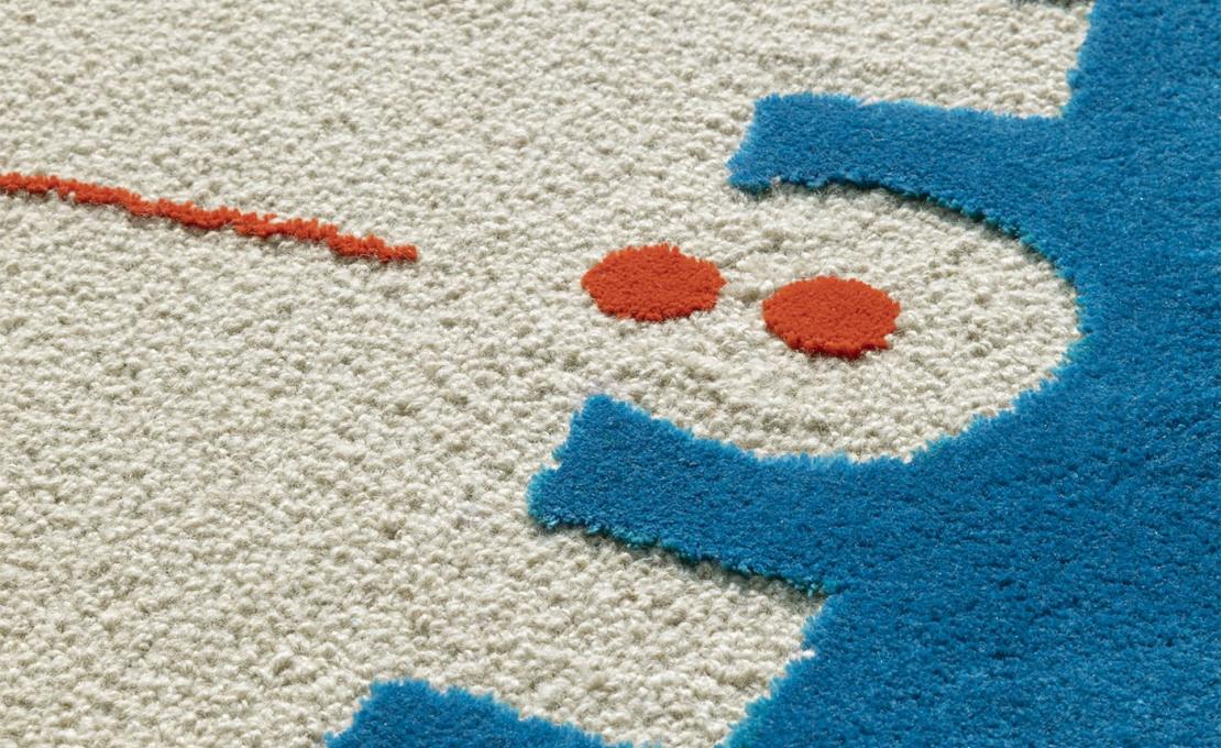 Ковер от фабрики Carpet Edition модель CoDeco Round Grey Blue Wool Tencel 