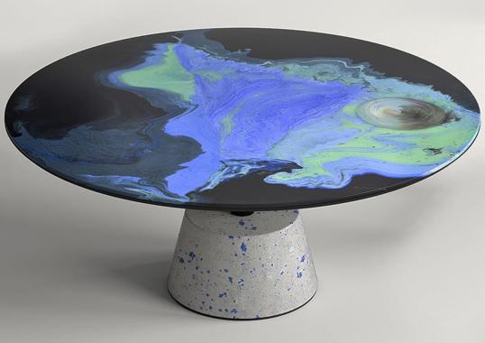 Журнальный столик от фабрики Cupioli модель Astraliti Round №2