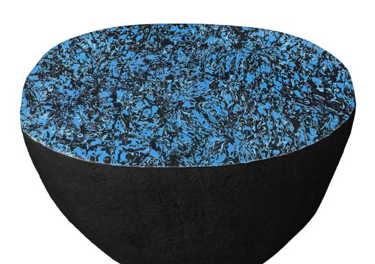 Журнальный столик Cupioli BonBon Black & Light Blue image 1