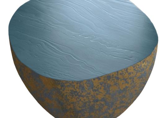 Журнальный столик Cupioli BonBon Irregular Golden Azure image 1