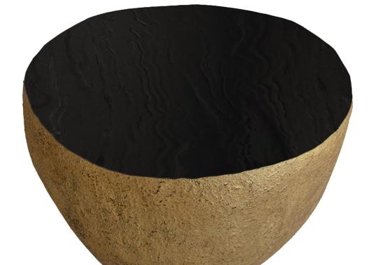 Журнальный столик Cupioli BonBon Irregular Golden Black image 1
