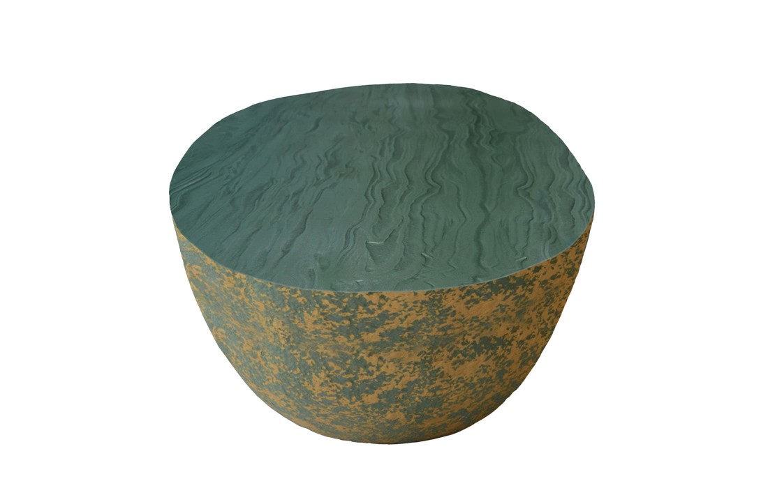 Журнальный столик от фабрики Cupioli модель BonBon Irregular Golden Green #1
