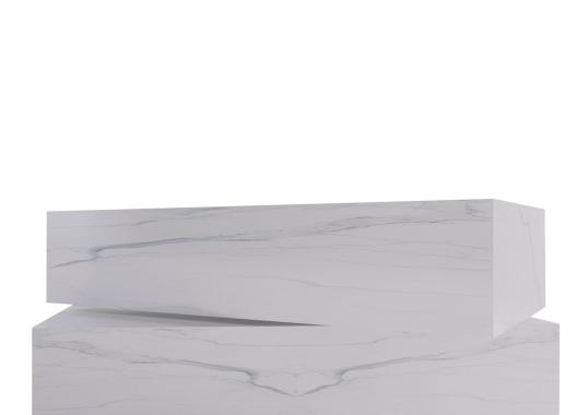 Журнальный столик Dimarmo Dualis Carrara Marble image 1
