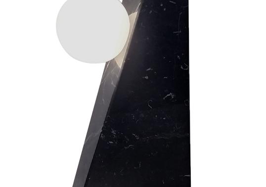Настольная лампа Dimarmo Dieus S Wireless Black Marquina image 1