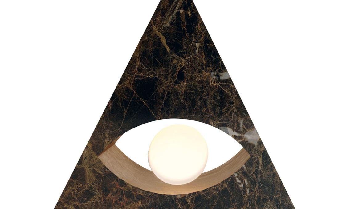 Настольная лампа от фабрики Dimarmo модель Eye Marble Sculpure 