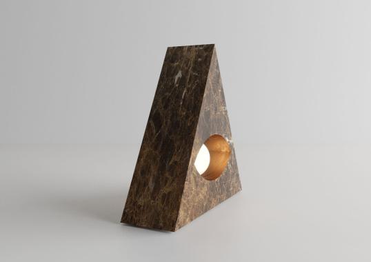 Настольная лампа от фабрики Dimarmo модель Eye Marble Sculpure 