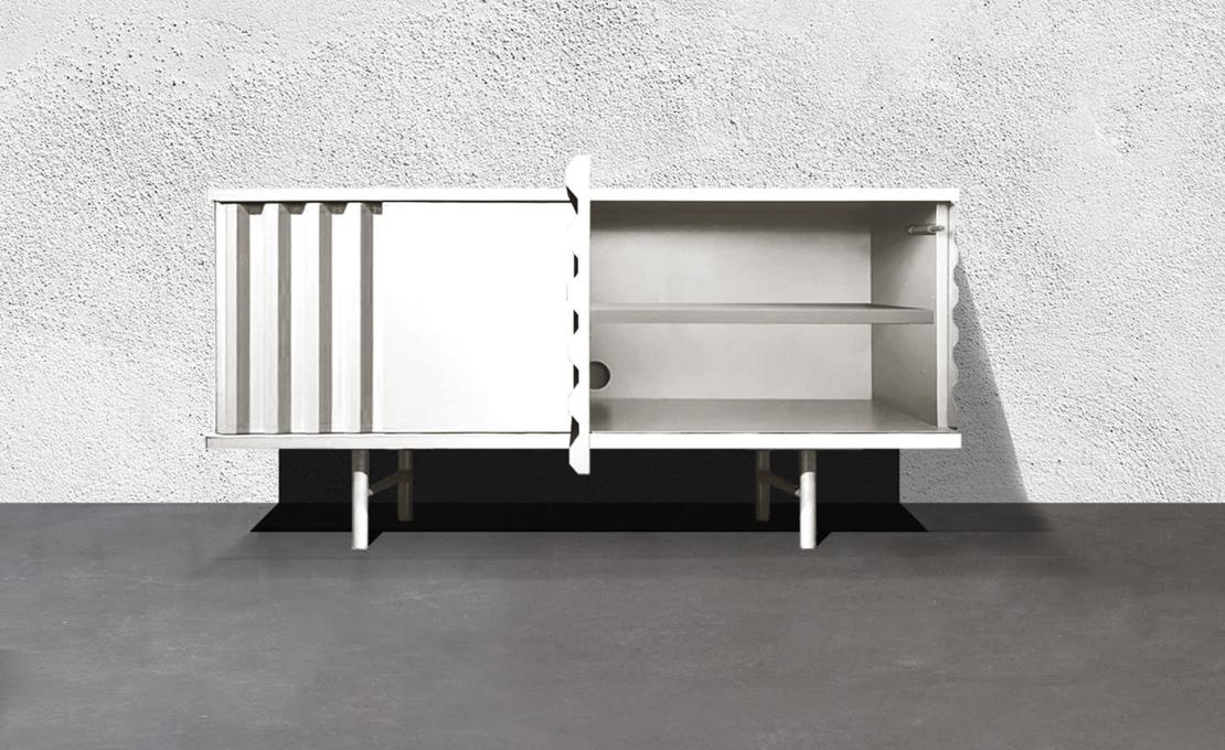 Буфет от фабрики DLA Design Lab модель B-Side Pearl White