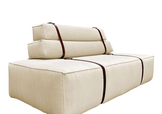 Диван DLA Design Lab Docker White Cream Velvet image 1