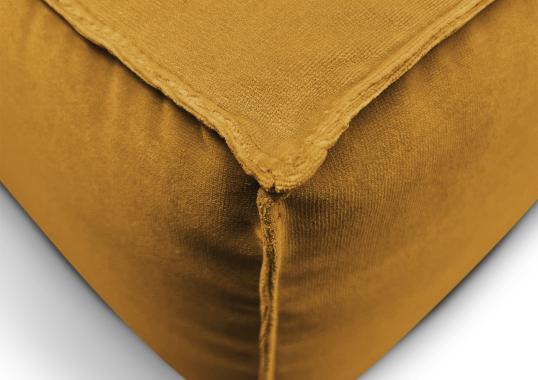 Диван от фабрики DLA Design Lab модель Docker Yellow Gold Velvet