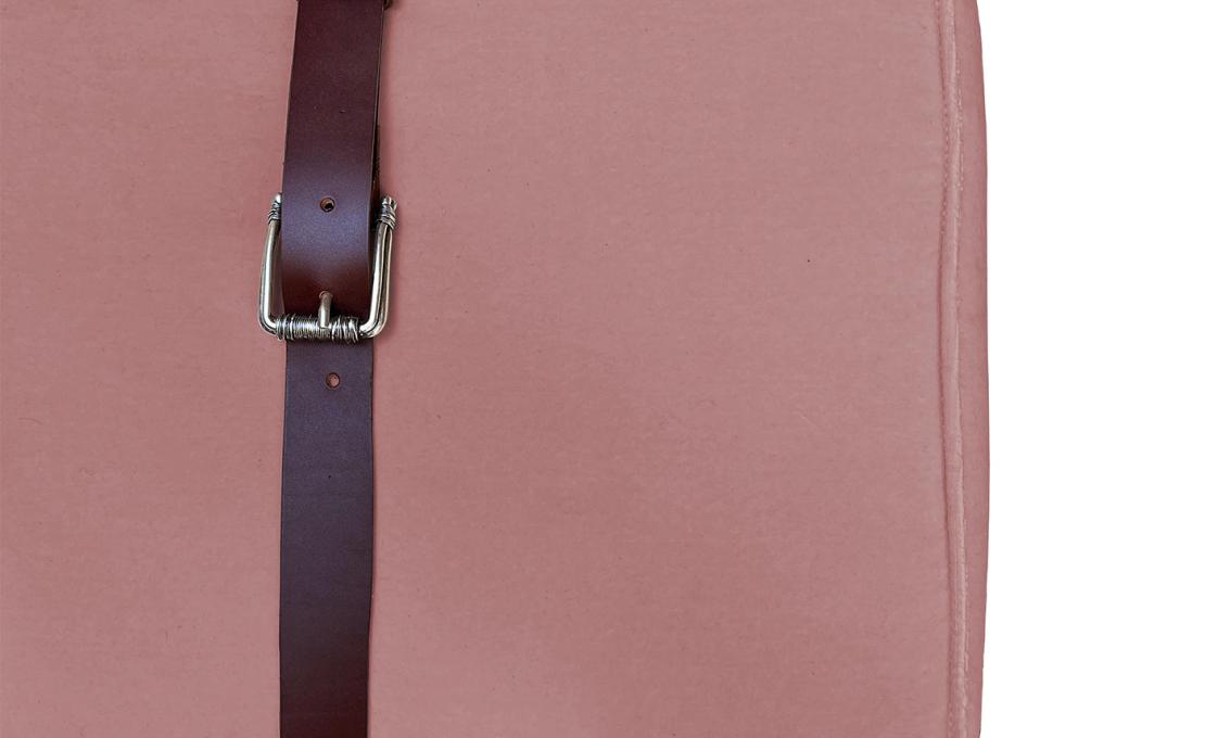 Пуфы от фабрики DLA Design Lab модель Docker Antique Pink Velvet