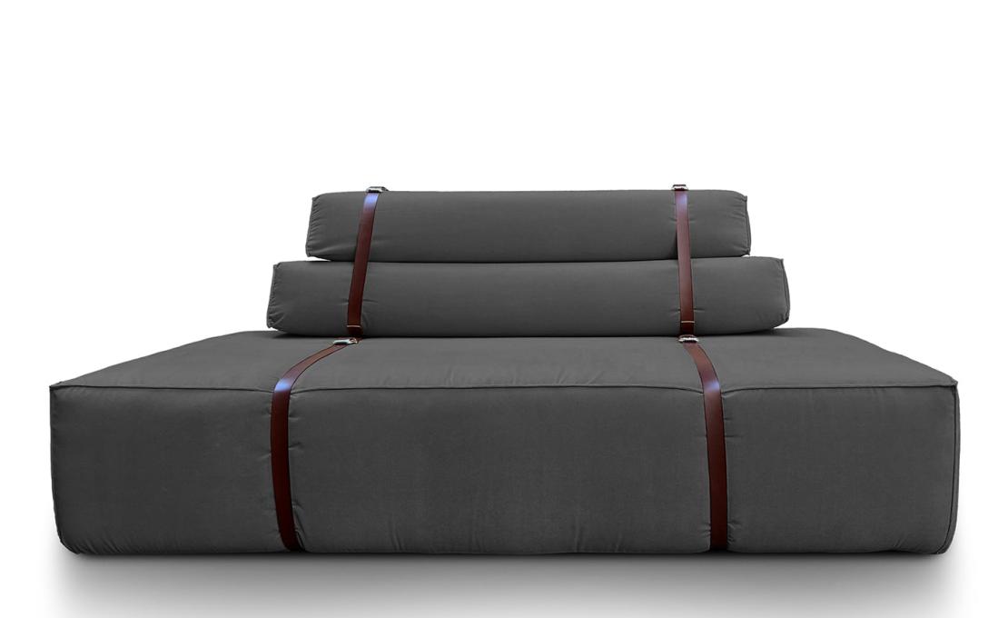 Диван от фабрики DLA Design Lab модель Docker Ash Grey Velvet
