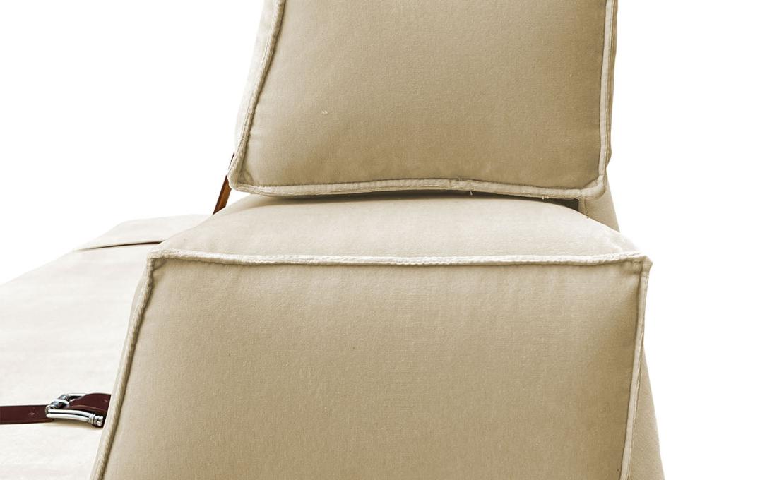 Диван от фабрики DLA Design Lab модель Docker White Cream Velvet
