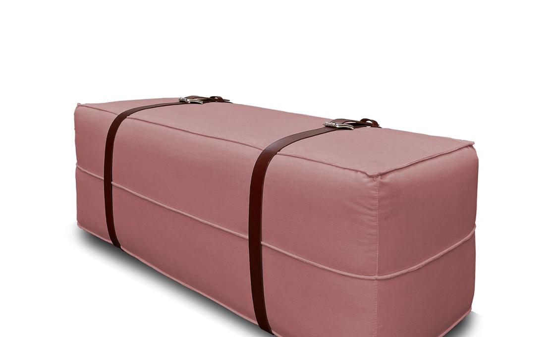 Пуфы от фабрики DLA Design Lab модель Docker Antique Pink Velvet