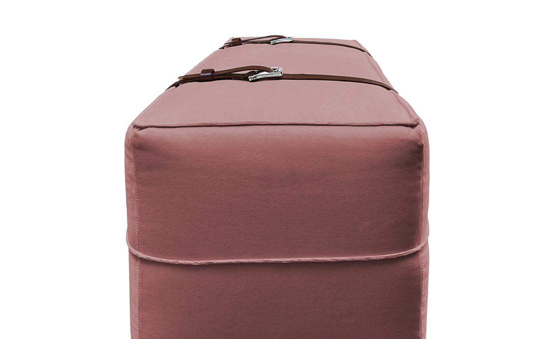 Пуфы от фабрики DLA Design Lab модель Docker Antique Pink Velvet