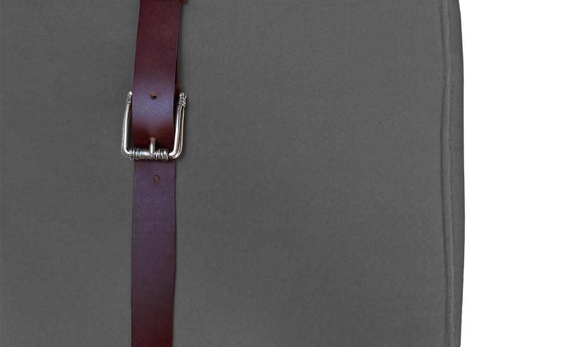 Пуфы от фабрики DLA Design Lab модель Docker Ash Gray Velvet