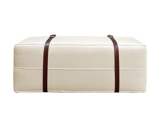 Пуфы DLA Design Lab Docker White Cream Velvet image 1